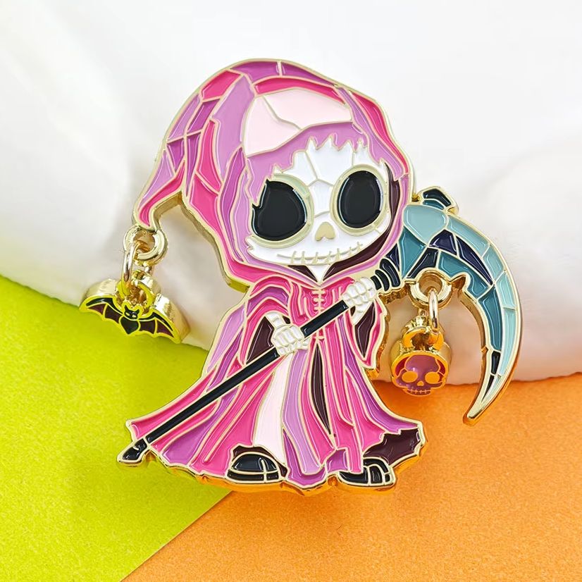 Pastel Goth Grim Reaper Dangle - Embroidery Bracelet review and price