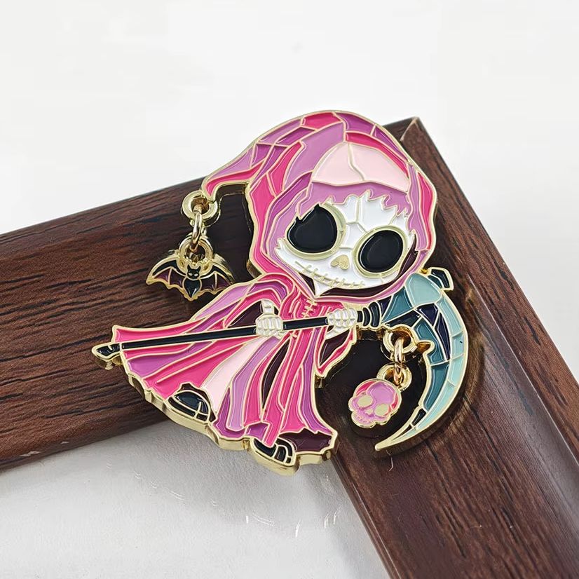 Pastel Goth Grim Reaper Dangle - Embroidery Bracelet review and price