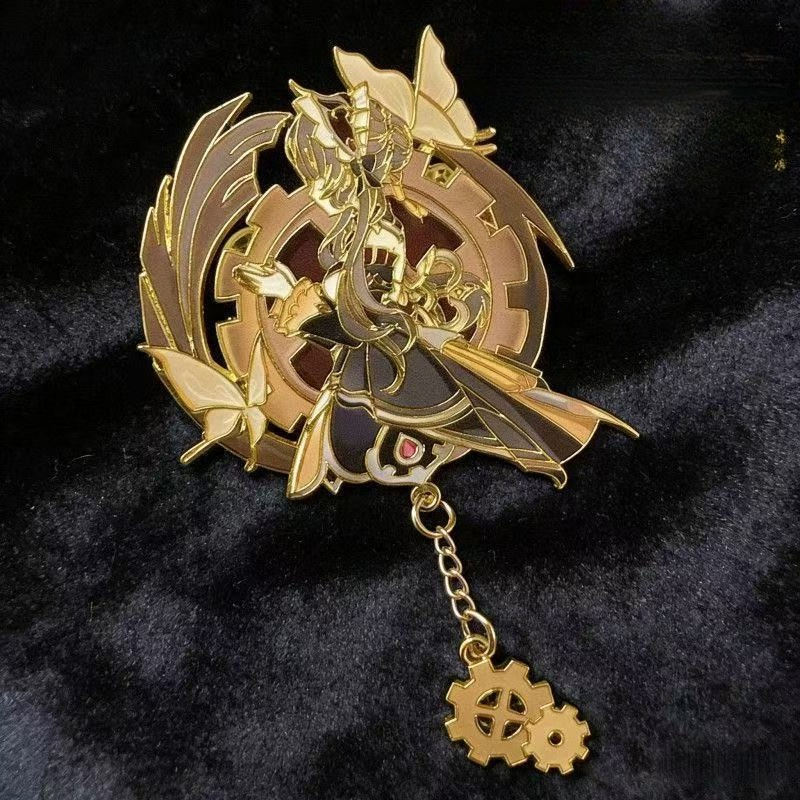 Steampunk Anime Girl Enamel Br - Embroidery Bracelet review and price