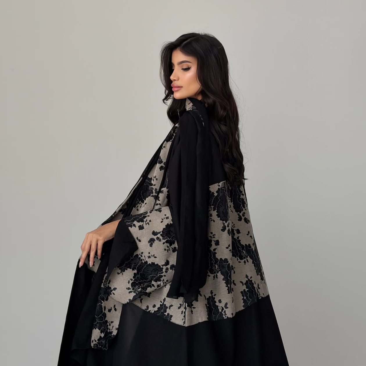 Women Eid Abaya Hijab 2 Piece  - Embroidery Hijab review and price