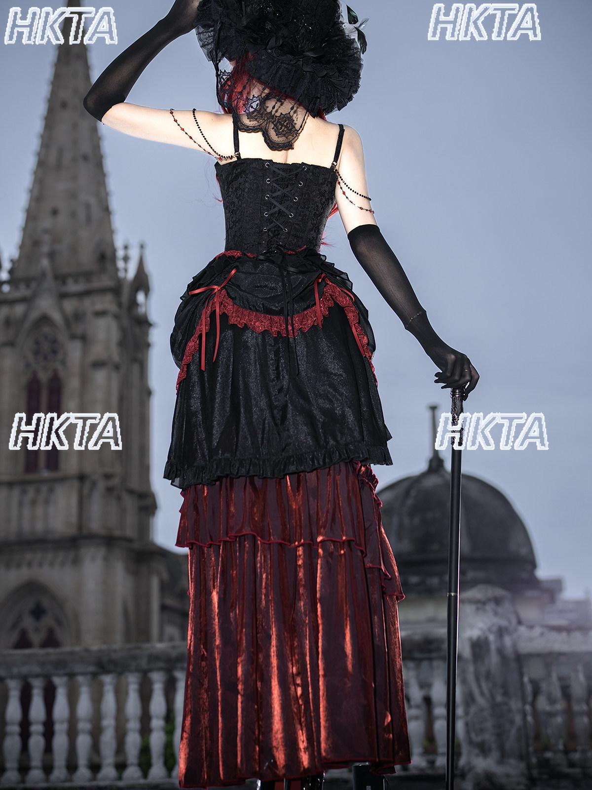 Elegant Vintage Dark Goth Subc - Embroidery Red review and price
