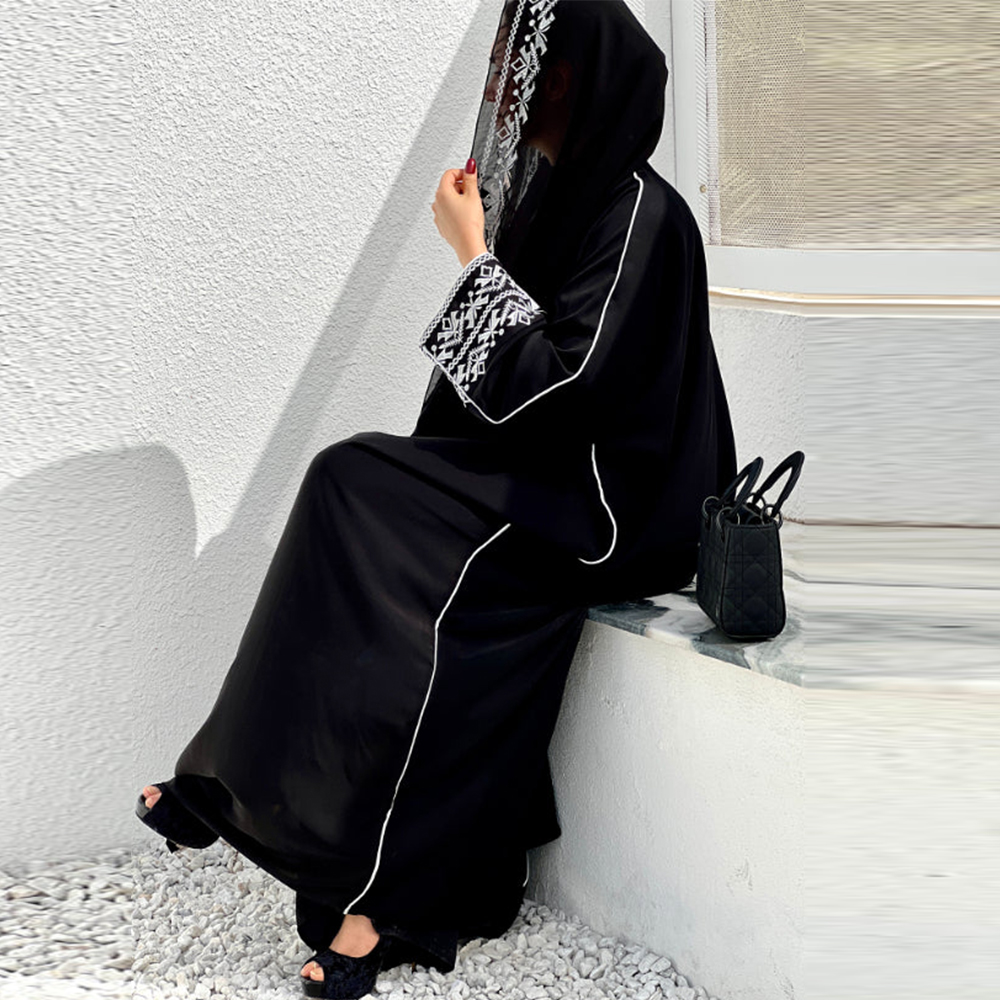 Fashion Classic Embroidered Ab - Embroidery Hijab review and price