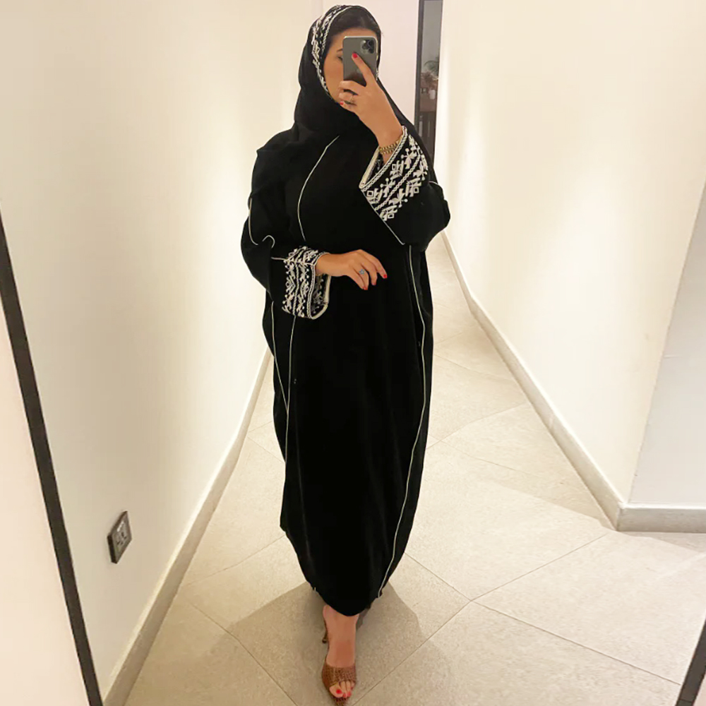 Fashion Classic Embroidered Ab - Embroidery Hijab review and price