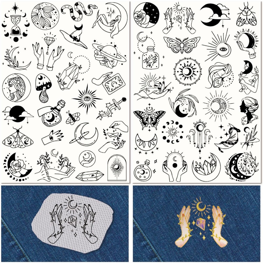 51Pcs Boho Moon Sun Water Solu - Embroidery Pattern review and price