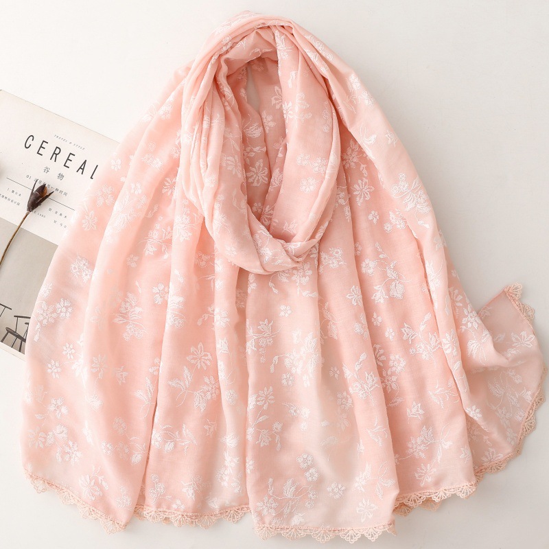 Women's All Season Floral Embr - Embroidery Hijab review and price